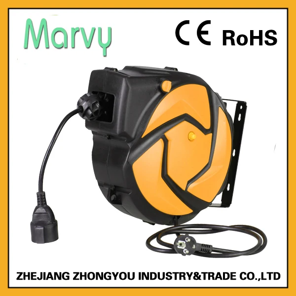 15m Automatic Retractable Spring Hose Cable Reel H05VV-F 3G1.5mm