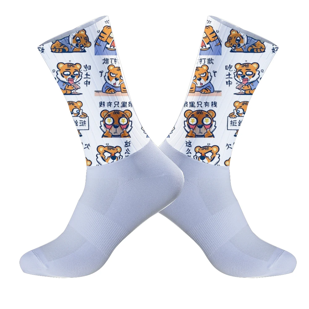 ถุงเท้าแปลกจักรยานส่วนบุคคลระบายอากาศผู้หญิงและผู้ชายกีฬาถุงเท้าวิ่ง