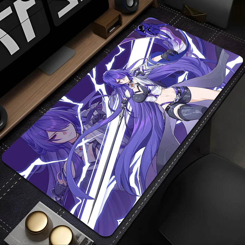 Mouse Pad Anime Gamer Computer HD Mousepad PC Gaming Accessories H-honkai Star Rail Acheron Tablet Varmilo Keyboard Pad Mausepad