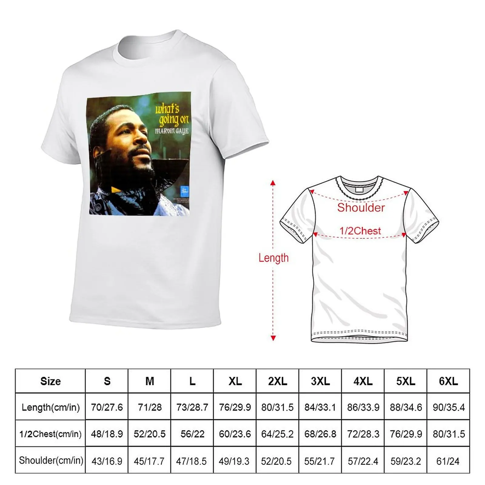 What's Going On T-Shirt Basic Solid Color Casual Tee Shirt