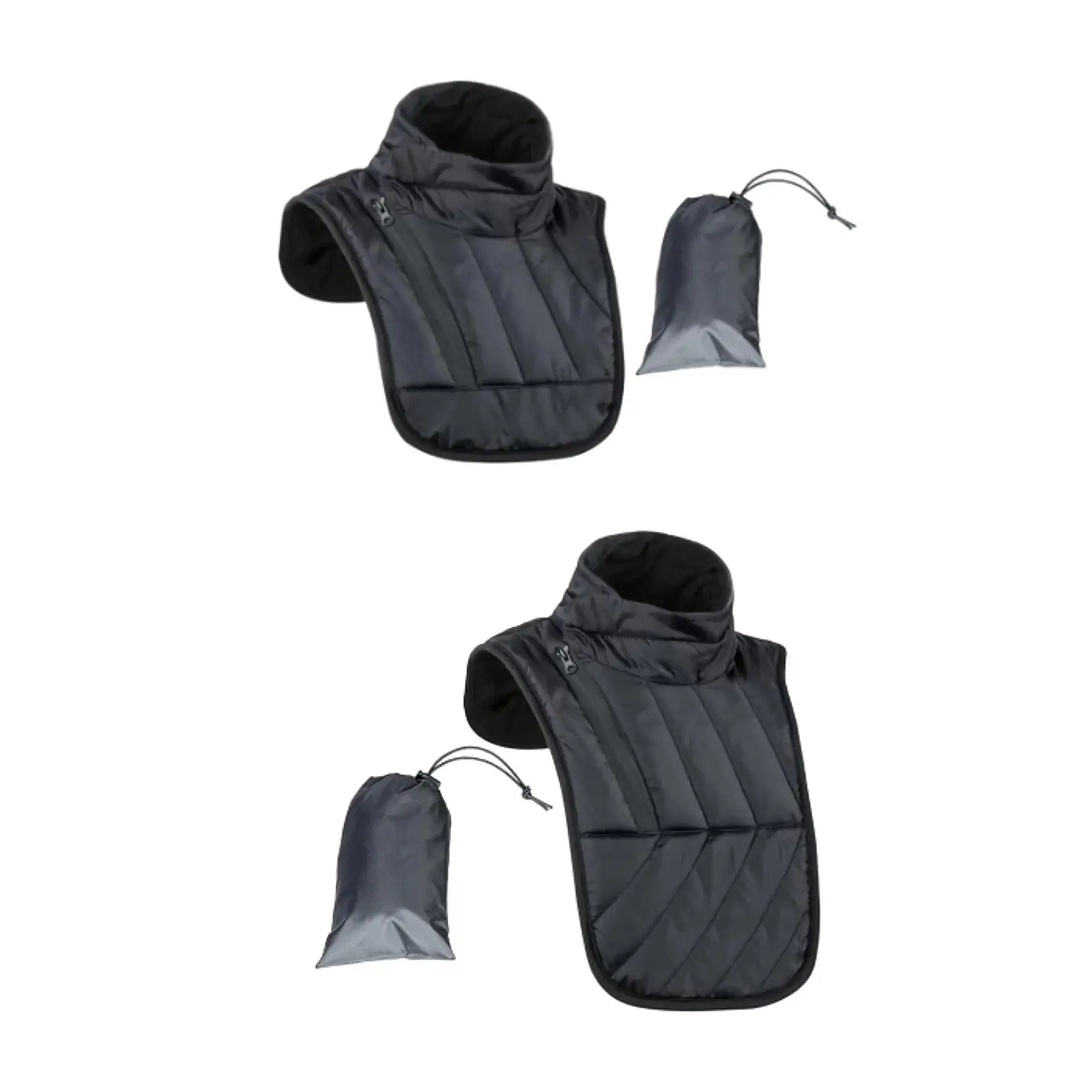 Neck Gaiter, Soft Lightweight Chest Protector with Zipper, for Cycling, Men and