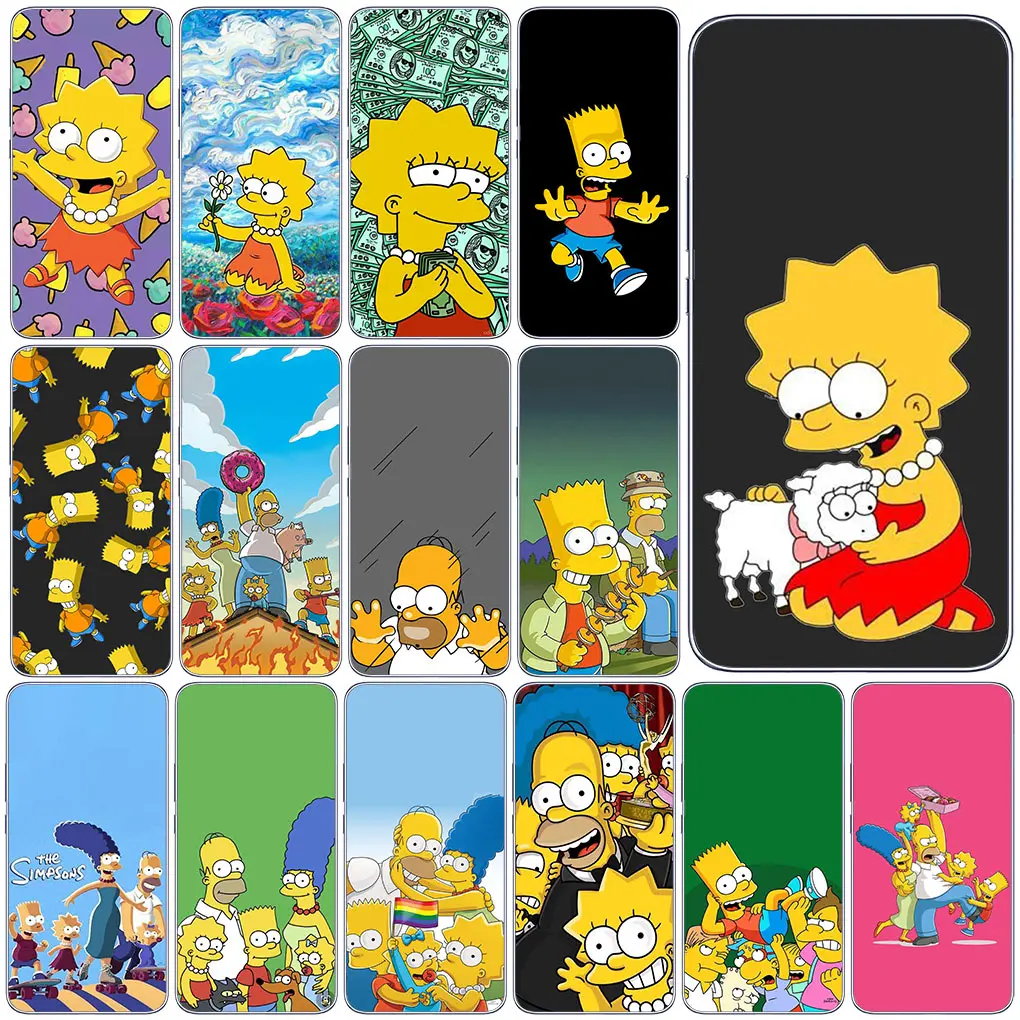 S-Simpsons 만화 바트 S-Simpson 휴대폰 커버 케이스, 모토로라 모토 G04 G71 G73 G32 G34 E7 G6 G7 G9 G24 파워 원 퓨전 