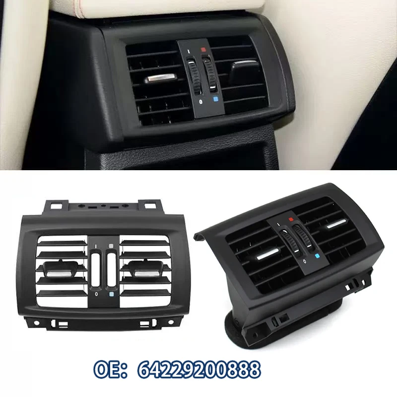 

64229200888 Автомобильная задняя крышка вентиляционной решетки кондиционера переменного тока в сборе/панель подходит для BMW X3 X4 F25 F26 2011-2018