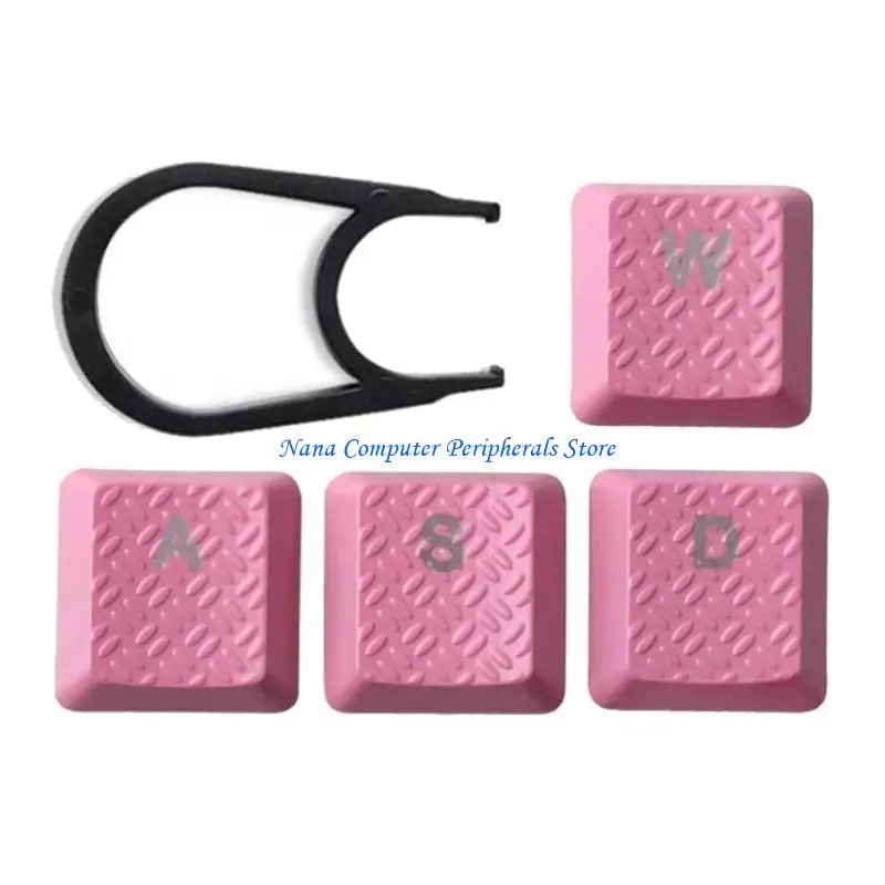 

F68C Texture Non-slip WASD Backlit Gaming Keyboard Keycap OEM Profile Best for Gamers