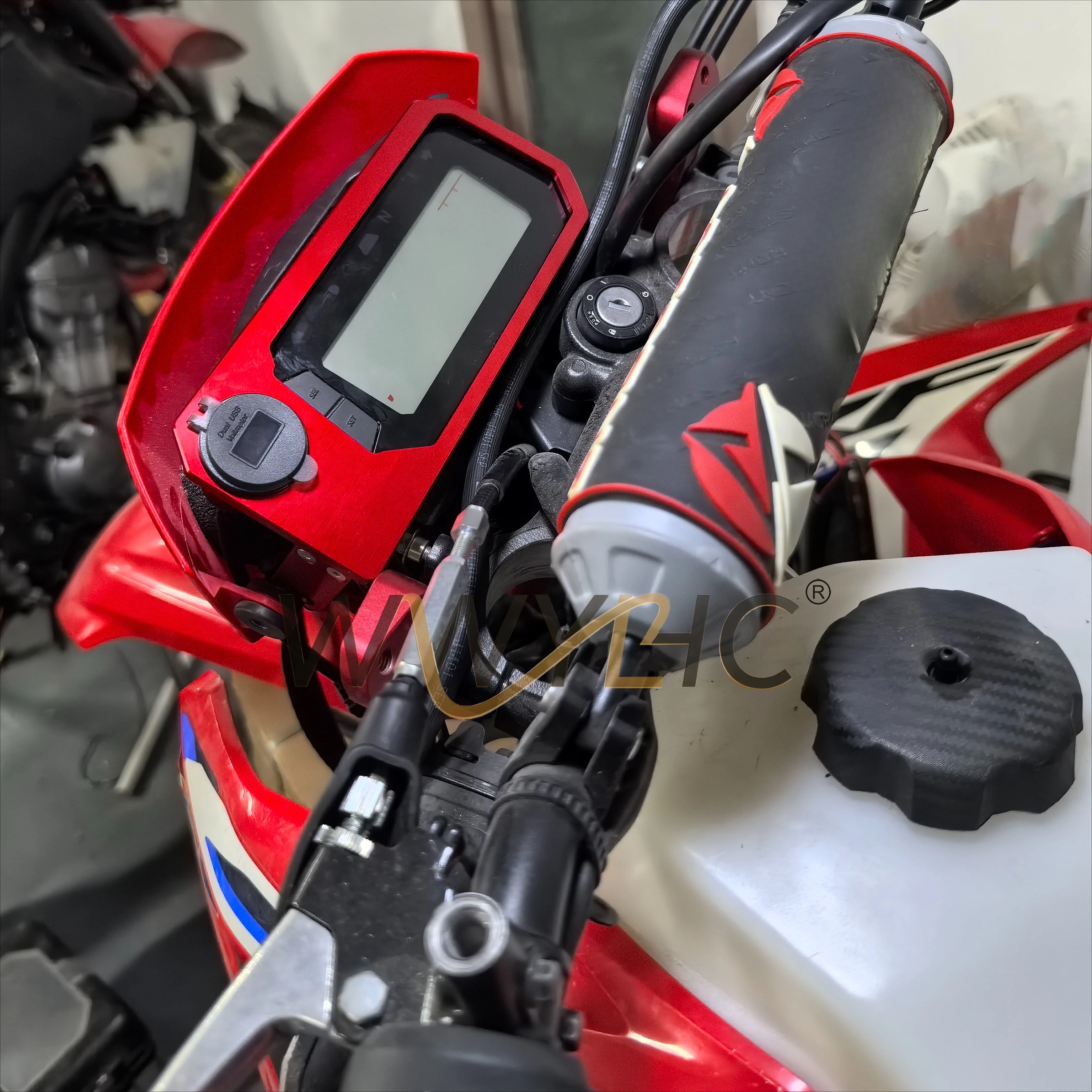 Motocross Mod Accessories Are Suitable for CRF300L Instrument Cover USB Instrument Case Protective Cover Decoration