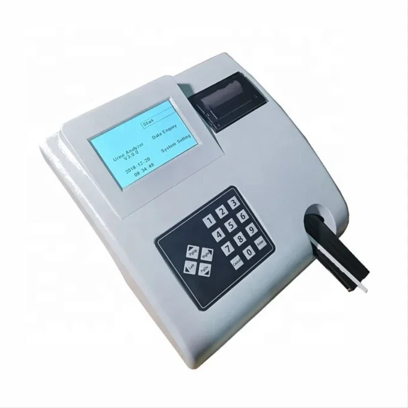 U10 Newest urine analyzer test machine built in printer for both human and veterinary with urine test strip