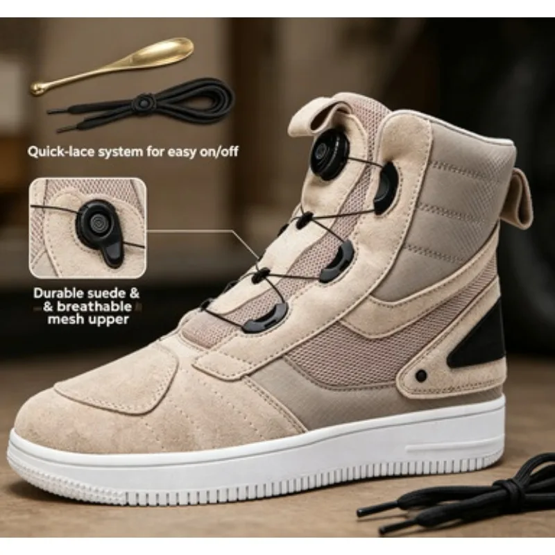 

Off-road Riding Shoes High Top Ankle Protection Bike Boots for Couples Men Sports Shoes for Professional Racers Motorcycle Shoes