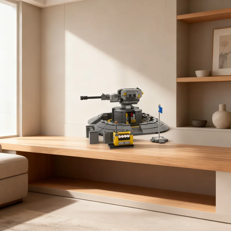 

Набор из 631 детали для сборки модели артиллерии Helldivers 2 SEAF, креативный подарок для взрослых и детей, премиум-класс, для декора и демонстрации