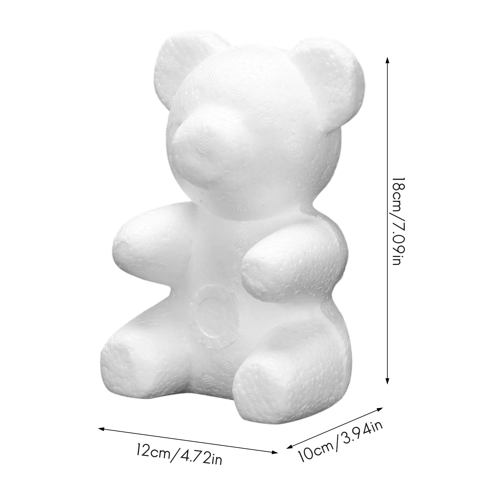 Diy Party Decorations 1pcs Foam Modelling Polystyrene Foam New Polystyrene Christmas Xmas Decorations Tree Ornaments Bear 1 SQ
