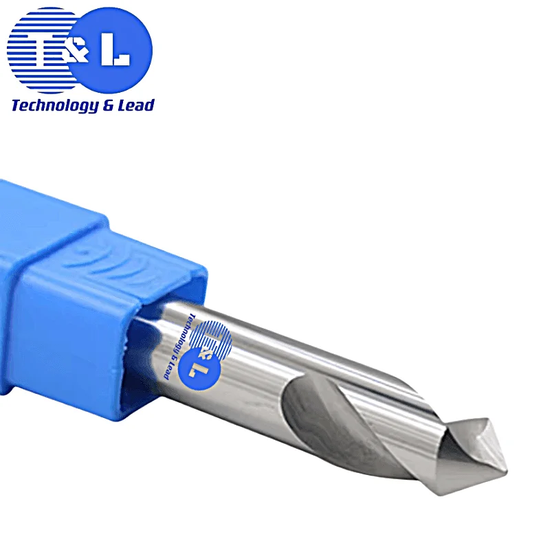 Hrc58 Wolfram stahl Hart legierung Festpunkt bohrer 60 ° 90 ° 120 ° Fasen schneider CNC Mittel bohrer Stahl Aluminium Zentr ier bohrer