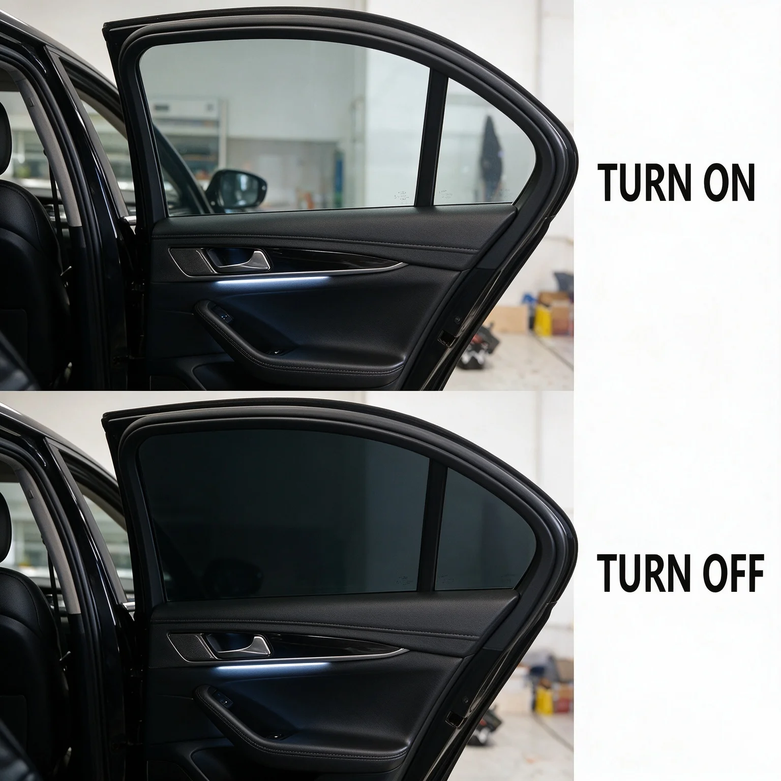 Car PDLC Privacy Film Smart Glass Tint Switchable Window Film For Auto Modification
