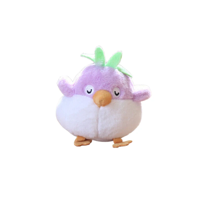 Korea Soft Chick Plush Keychain Pendant Plush Doll Trinket Stuffed Animal Toys Bag Hanging Car Key Accessories