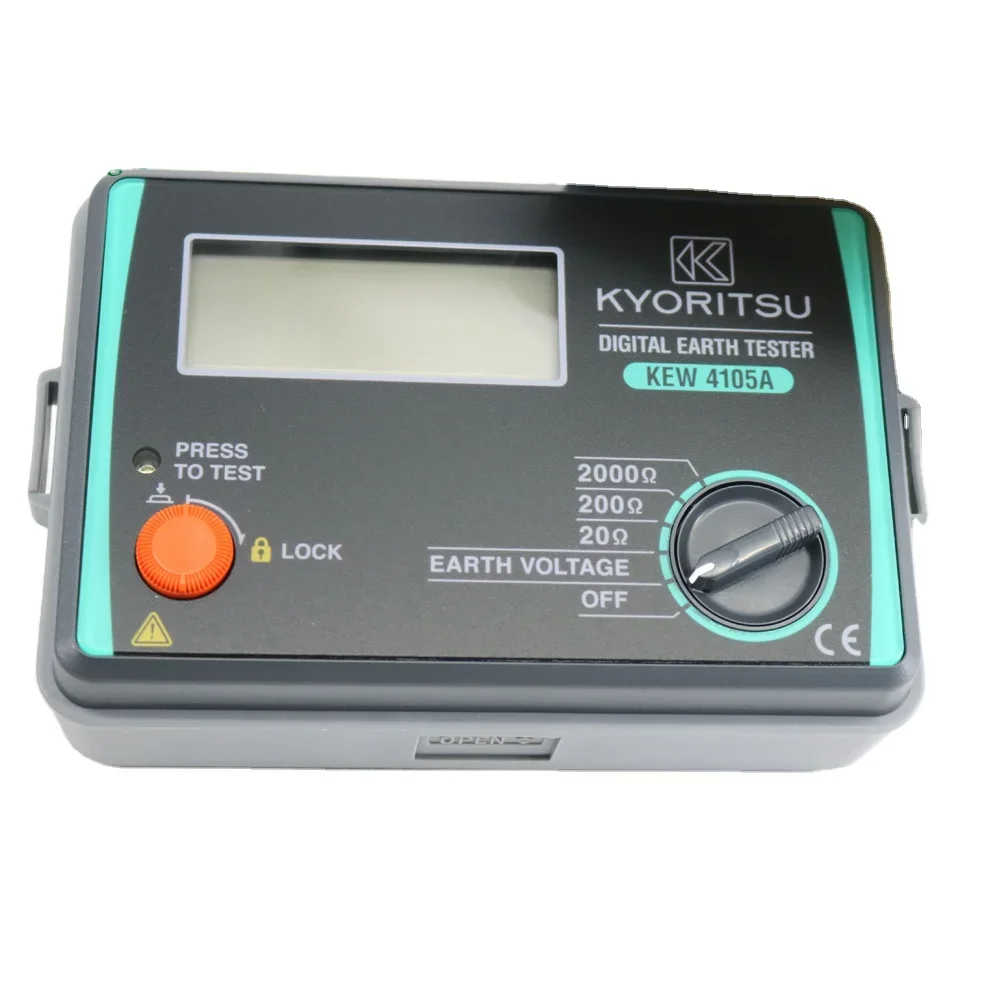 KEW4105A-H Digital Grounding Tester Resistance Meter Range 0-20/200/2000 Ohm Kyoritsu 4105A-H