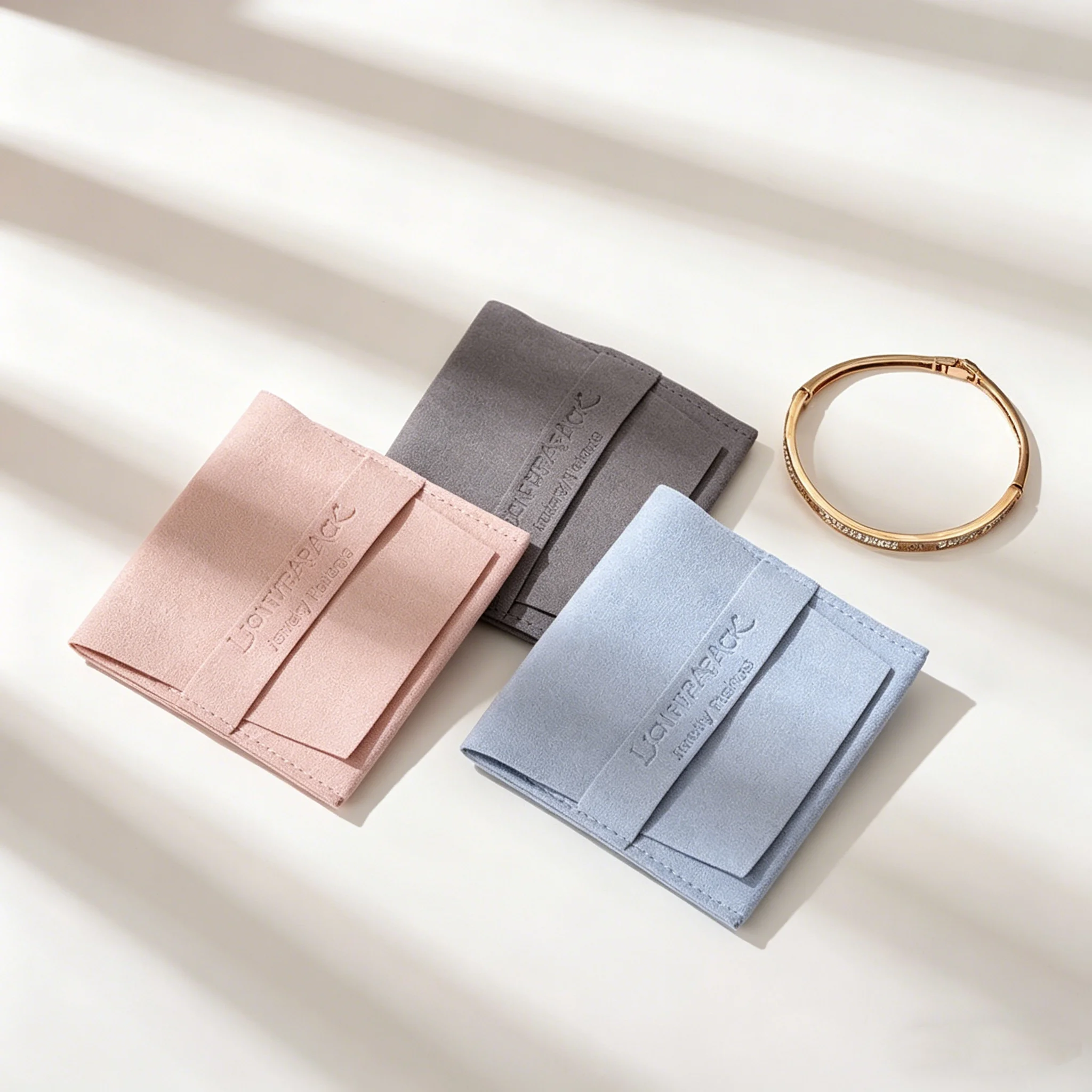 

Роскошный мешочек-конверт SheepSew для упаковки ювелирных изделий с клапаном, с возможностью нанесения логотипа, из микрофибры, пылезащитный