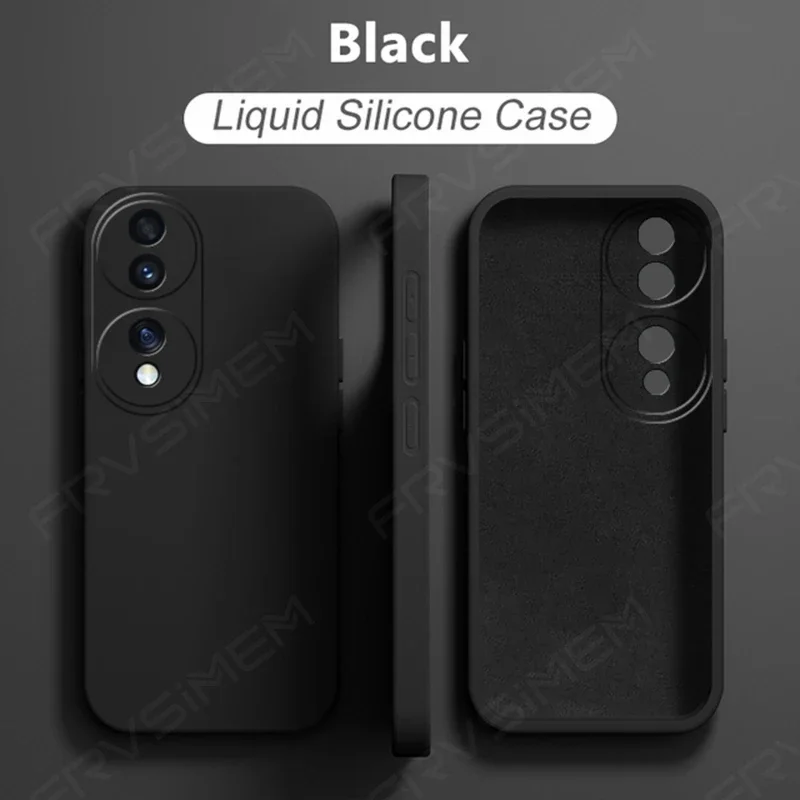 Original Liquid Silicone Phone Case For Honor70 Honor50 Honor 70 honor 50  90 200 Pro Fashion Case Full Protection Cover