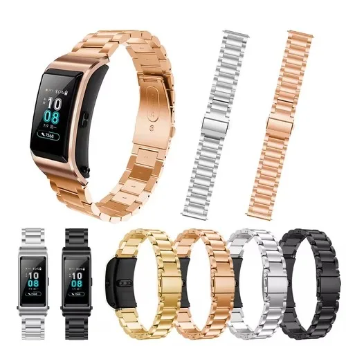 For Huawei B5 Smart watch band TalkBand B5 Premium Metal Stainless Steel Replacement for Huawei Watch Honor S1 18mm Watch Band