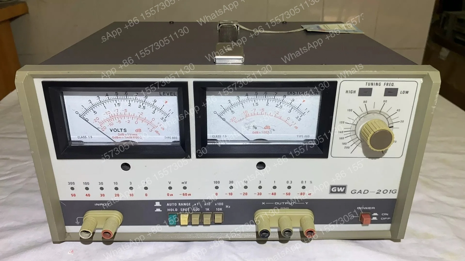 GAD-201G full frequency audio signal distortion tester accurately and stably tests bile and power amplifiers