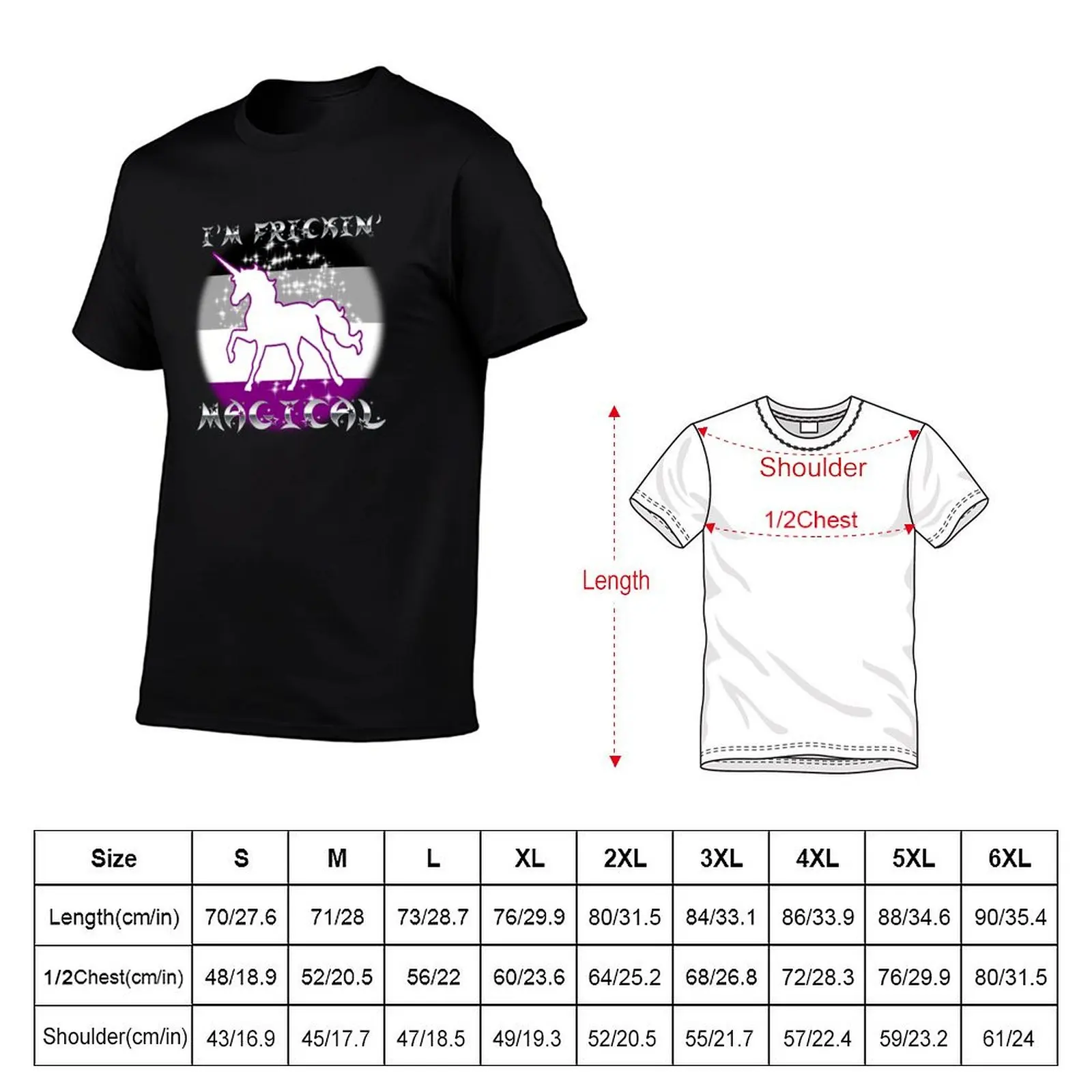 MAGICAL ACE UNICORN T-Shirt Classic Print Short Sleeve Shirt
