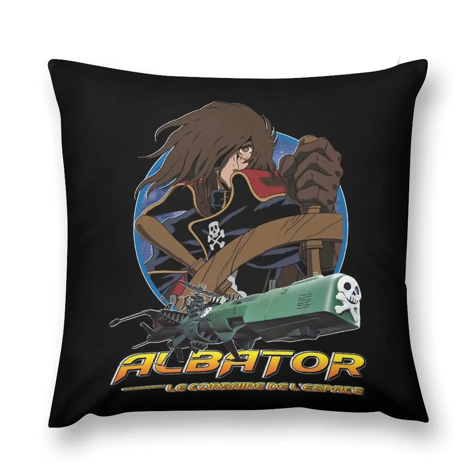 

Albator (Captain Harlock) Essential . Throw Pillow Cushions For Decorative Sofa Decorative Sofa Cushions pillow