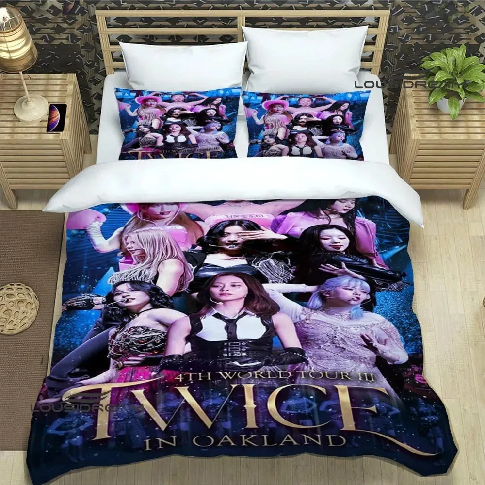 

KPOP TWICE Combination Bedding Sets exquisite bed supplies set duvet cover bed comforter set bedding set luxury birthday gift