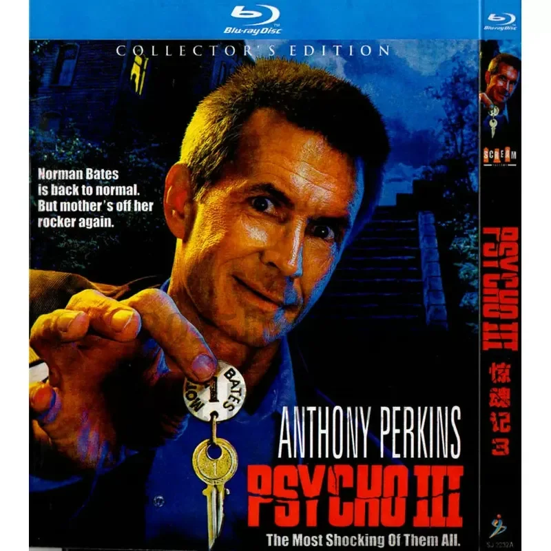 American Horror Thriller Suspense Film Psycho Quadrilogy BD Blu-ray High Definition 4 Disc