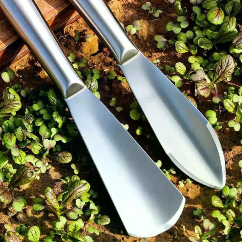 

1Pcs Thickened Steel Weeding Hoe Multifunctional Garden Shovel For Digging Vegetables Planting Flowers Soil Cultivation