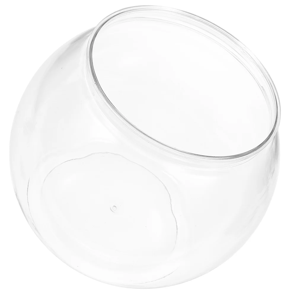 Plastic Fish Bowls Round Aquarium Clear Fish Keeper Fishbowl Golden Fish Tank Vase Pot Goldfish Bowl Fish Bowls Diy Snow