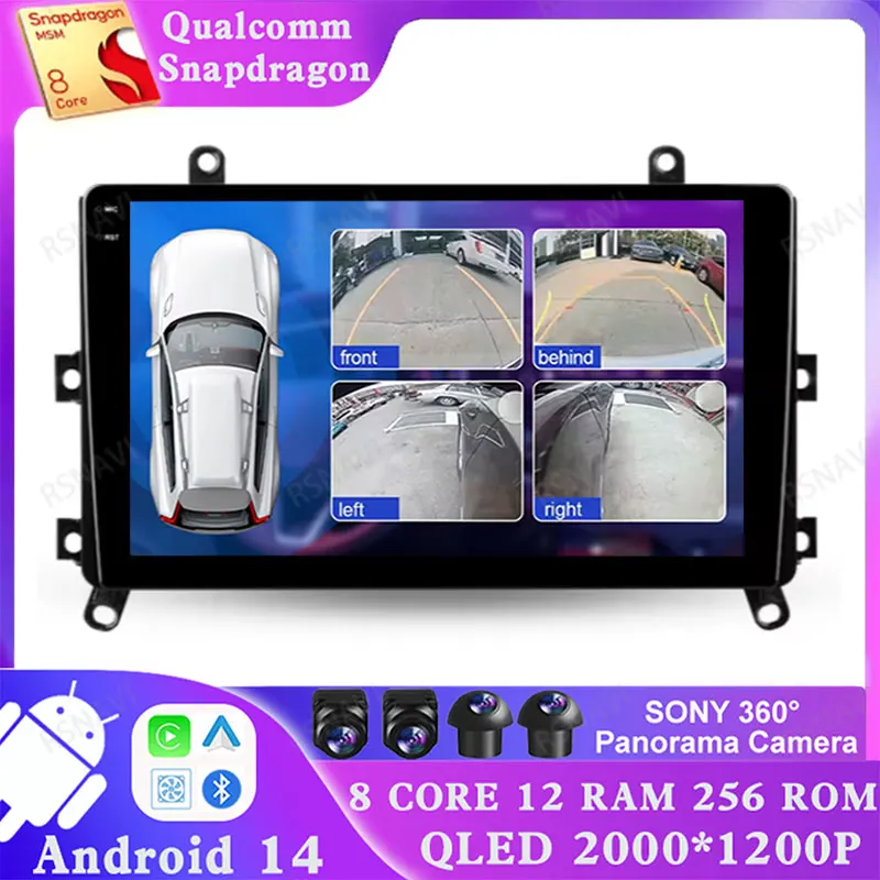 

Android 14 For Toyota Highlander 4 XU70 2019 - 2021 Car Radio Stereo Head Unit 5G WIFI NAVI BT 4G LTE Viedo Player DSP GPS DVD