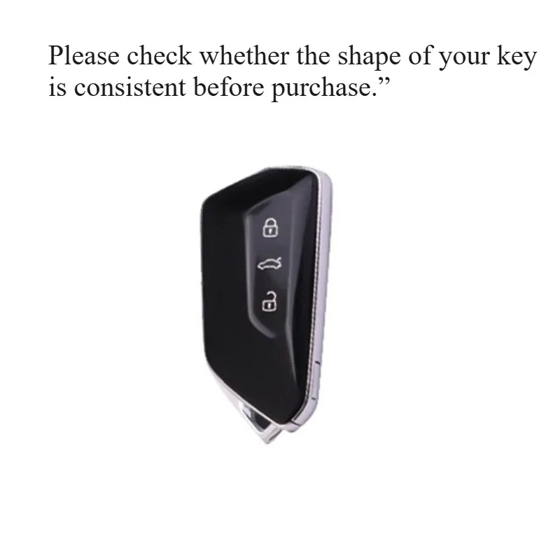 For Volkswagen Golf 8 ID4CROZZ ID6X ID3 Talagon Atlas Teramont Carbon Fiber Key Sticker Car Decorative Sticker Car Key Case