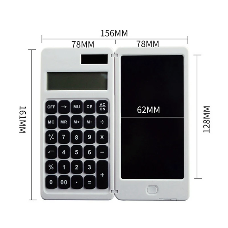 Multifunctional Solar Calculator Board With Writing Board For School Calculator Students' Financial Office