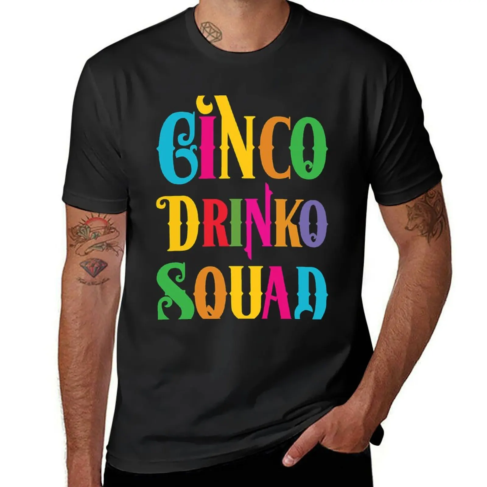 Cinco Drinko Squad Drinking Fiesta Funny Cinco de(4)Cinco Drinko Squad Drinking Fiesta Funny Cinco de(4) T-Shirt