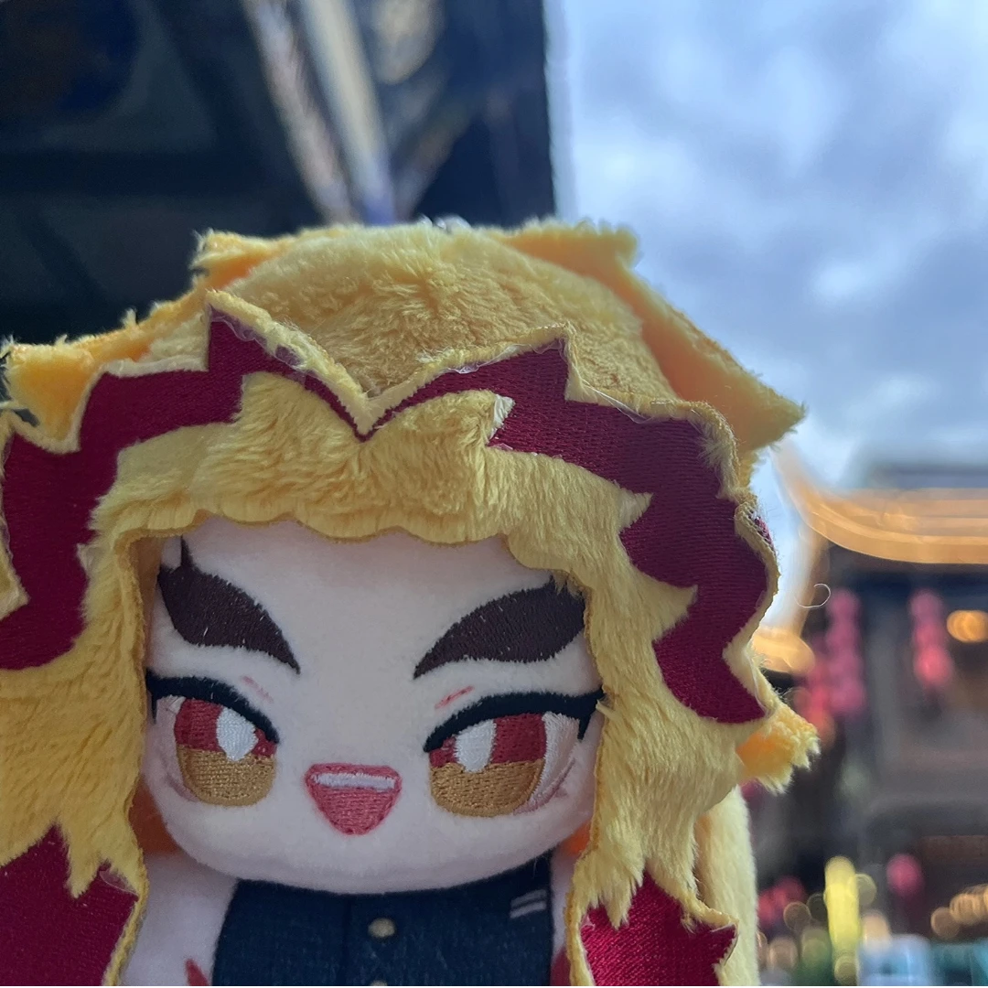 Figurine de dessin animé Demon Slayer Rengoku Kyoujurou, joli sac à dos pendentif étoile de mer, jouets corporels, cadeaux pour les amis Fans, 10CM