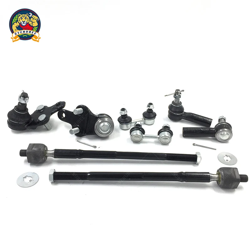 Svenubee 10pcs Front Suspension Lower Control Arm Tie Rod Ends Kit for Toyota Camry Avalon Lexus ES300 1992 1993 1994 1995 1996