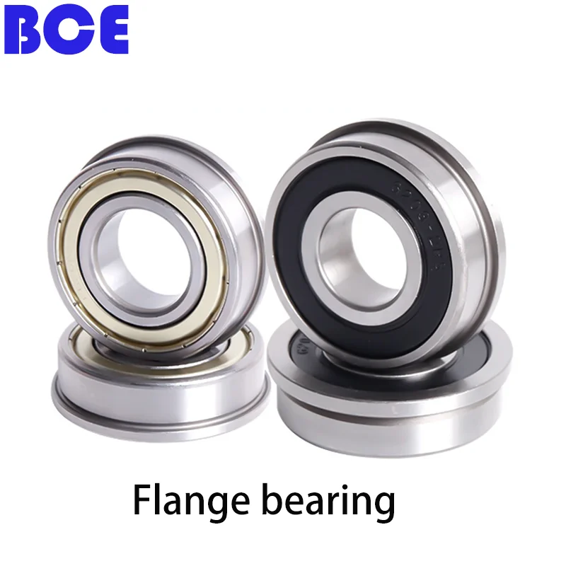 1 PC Deep Groove Ball Bearing With Flange F6200 6201 6202 6203 6204 6205 6206ZZ/2RS