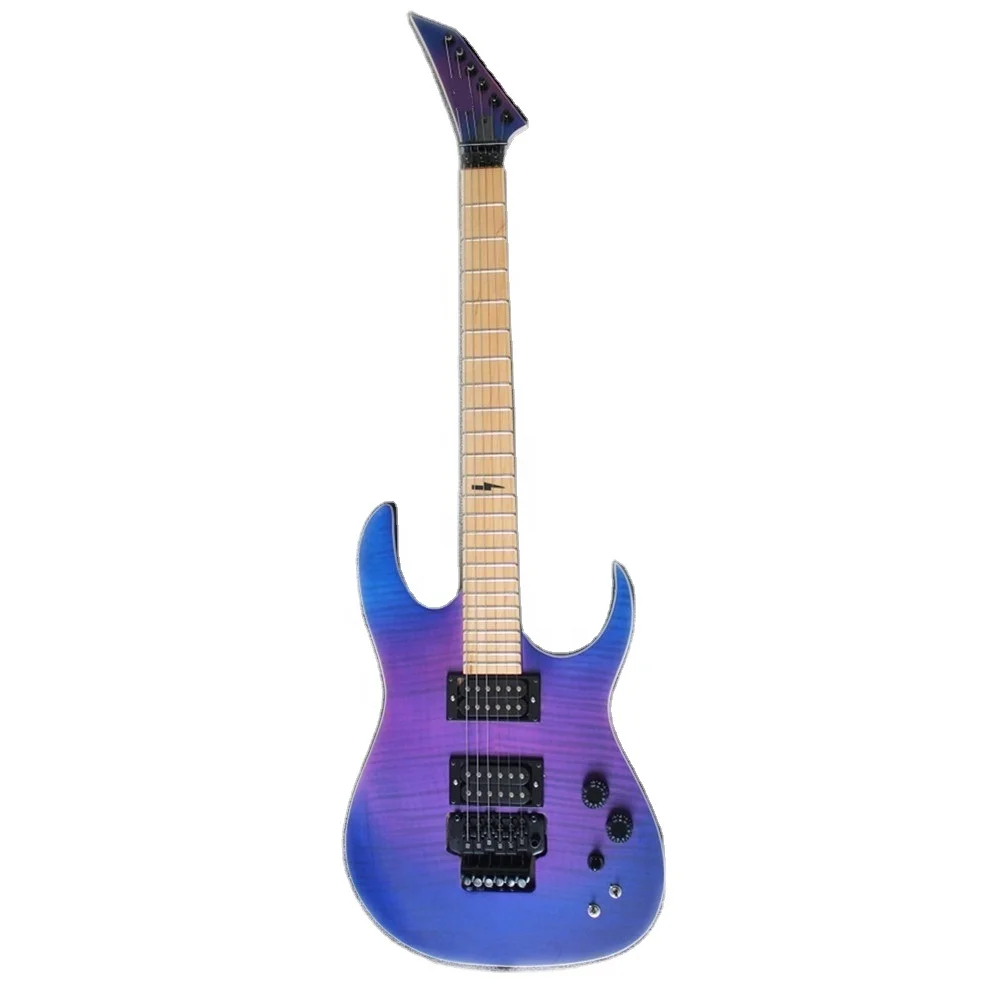 

STLF Weifang 6 String Set-in Electric Guitar in Purple Colour