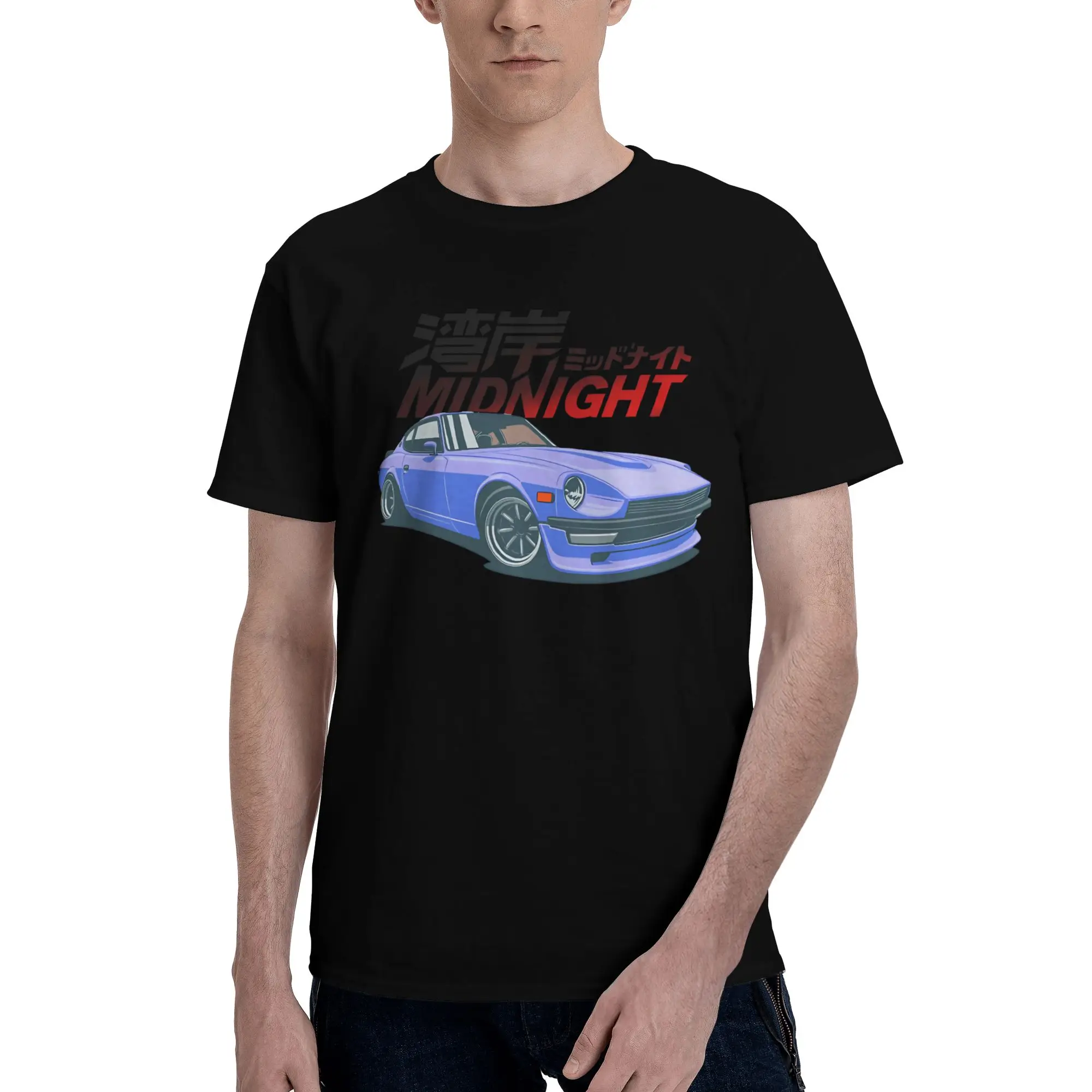 Wangan Midnight Asakura Akio's Devil Z Sports Reversible T-shirt Japanese-Style Lazy Tees