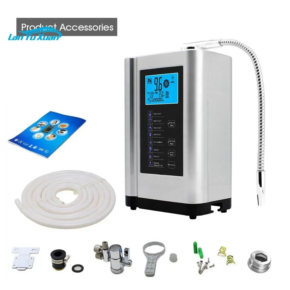 Alkaline Water Ionizer, Up to -500mV ORP, PH 3.5-10.5 Water Purifier Machine,with 7 Water Settings