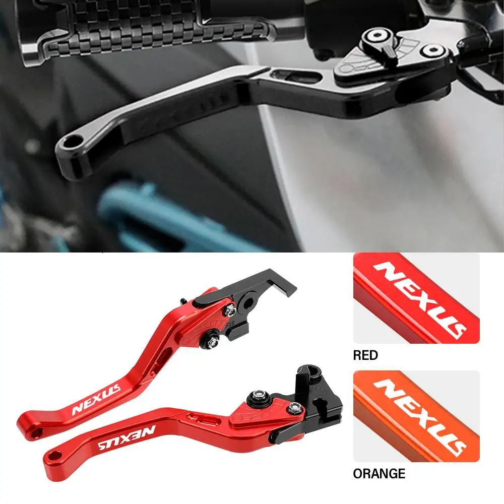 

Motorcycle Adjustable Motor Brake Clutch Levers Handle Grips For GILERA Nexus 125 250 300 E3 2006 2007 2008 2009 2010 2011 2012