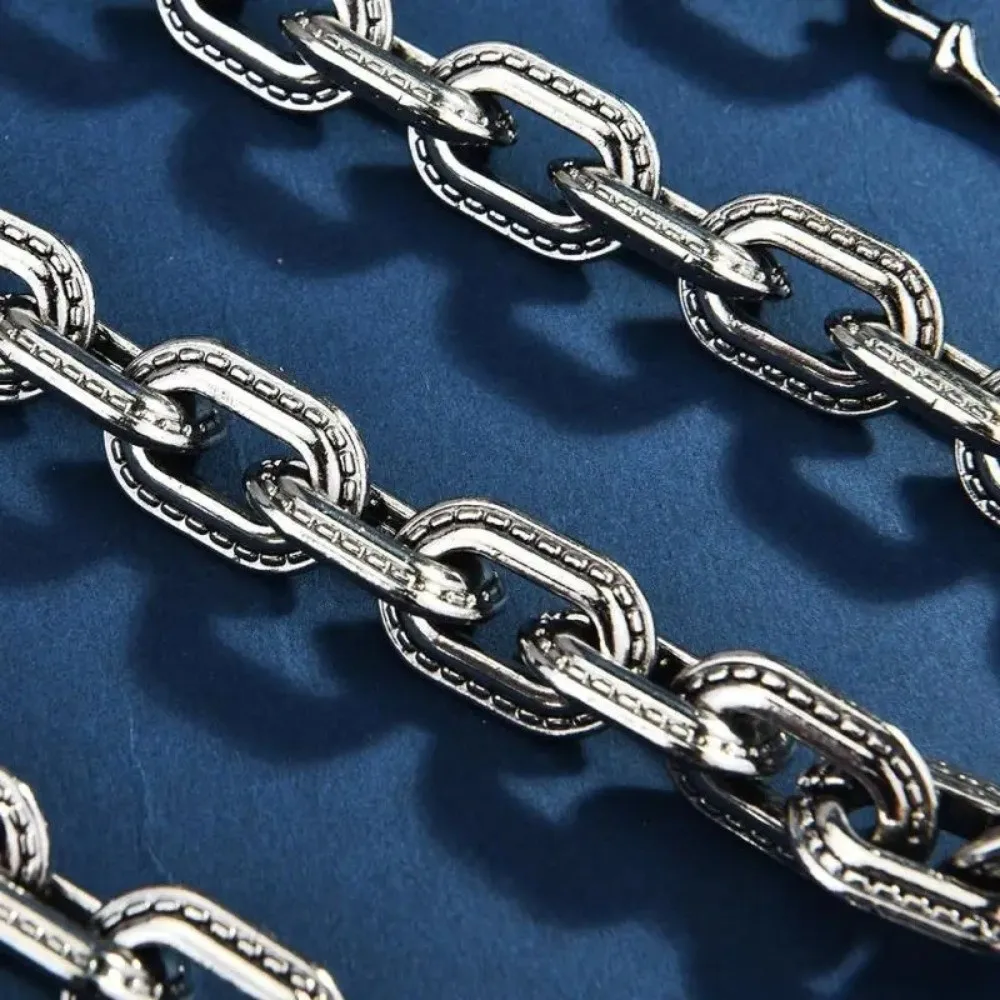 Versatile Metal Keychain Luxury Elegant Bag Pendant Chain Gold Silver Y2K Bag Carrying Chain