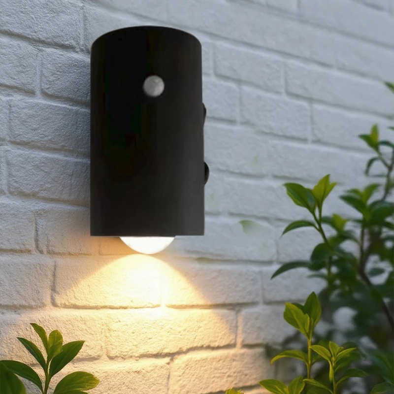 

Rechargeable Sensor Creative Aluminum LED Wall Light - Minimalist Bedside Night Light for Bedroom and Hotel