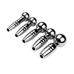 Stainless Steel Metal Penis Plug Catheters Urethral Dilatation Penis Stimulation Horse Eye Stick BDSM Sex Toys Butt Plug