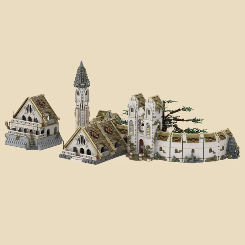 Nuevo Set de Bloques de Construcción de la Serie de Películas El Señor de los Anillos, 11261 Piezas, Modelo Moc Half Bundle 2, Ideas Creativas DIY, Ladrillos de Juguete, Regalos de Cumpleaños