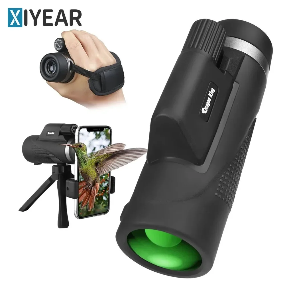 Monoculars Outdoor Zoom Power Binoculars Long Distance Portable Professional Binoculars Night Vision Hunting Jungle Monoculars