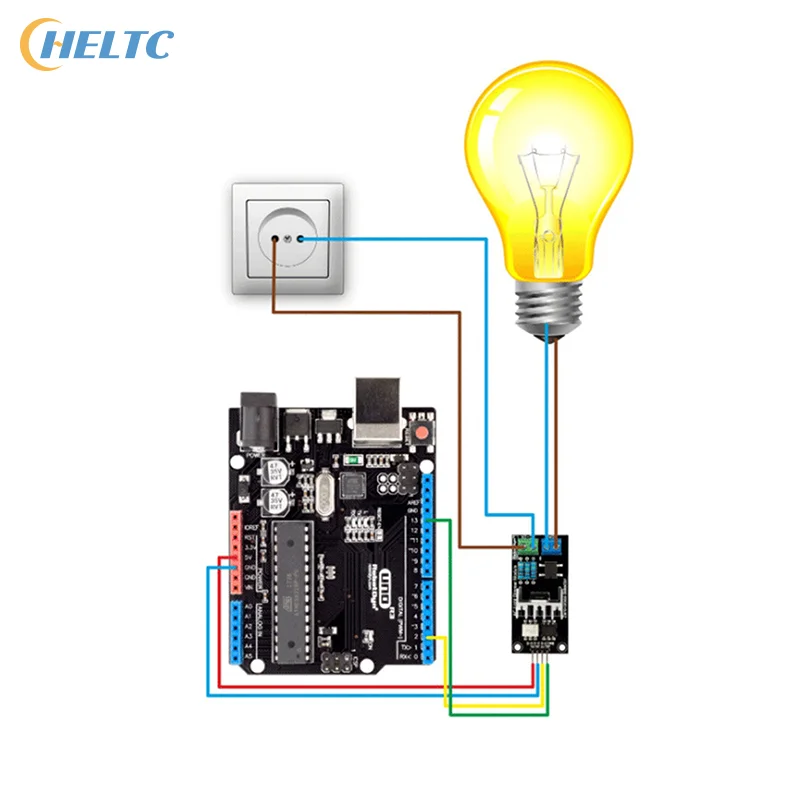 

AC Light Dimmer Module 1 Channel 8A 3.3V/5V Logic AC 50/60H Light Dimmer Module For Lamps Elements Fans Pumps Air Cleaner
