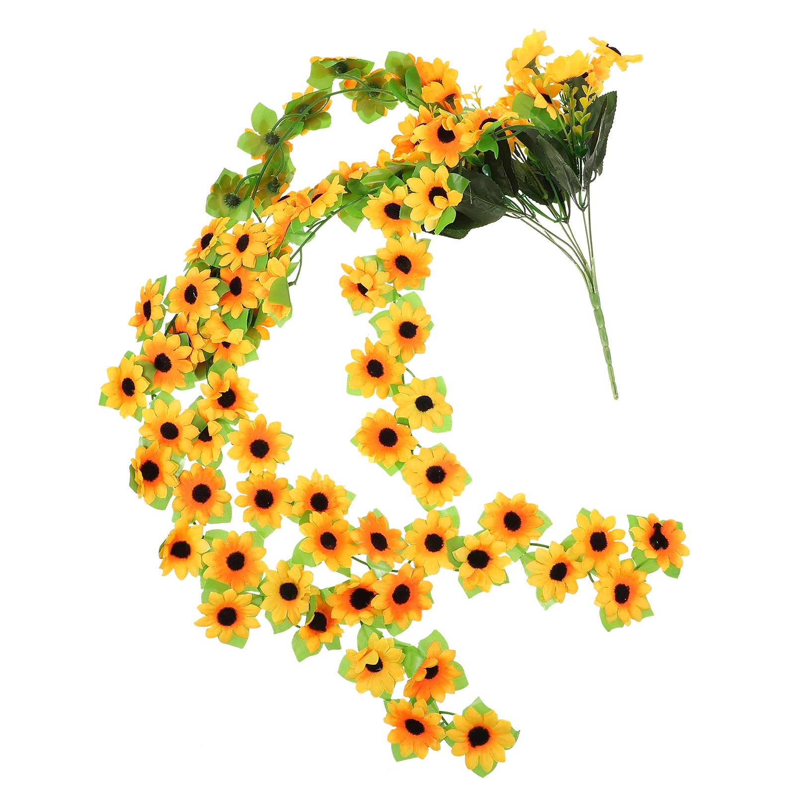 

Artificial Sunflower Rattan Vine Decorations for Home Wedding Party Festive Atmosphere Simulation PlantsFlower