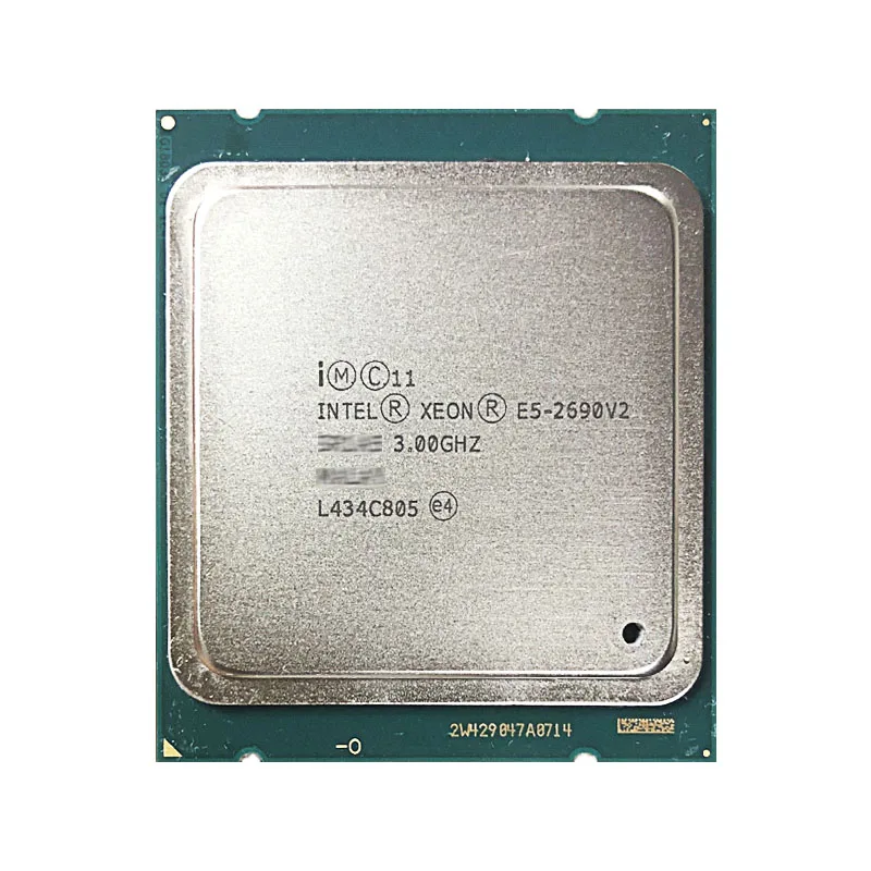 معالج Intel Xeon 2690V2 E5 2690 V2 مستعمل 10 Core 3.0 جيجا هرتز 130 وات LGA 2011