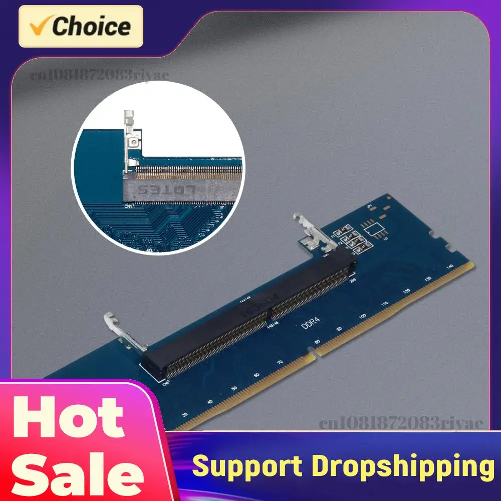 Laptop DDR4 SODIMM To Desktop DIMM Memory Cards Converter Adaptor 3200/2666/2400/2133MHZ Memory Adapter Card