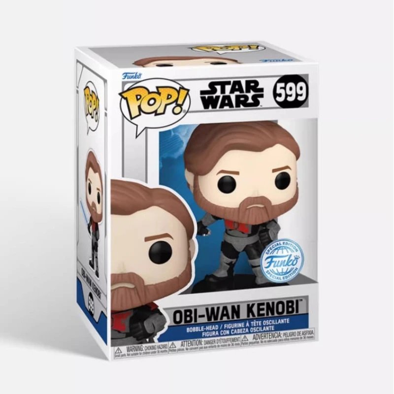 Genuine Edition FUNKO POP Star Wars: The Clone Wars (Obi-Wan) Action Desktop Decoration Ornament Model Toys Collectible Model - Image 3