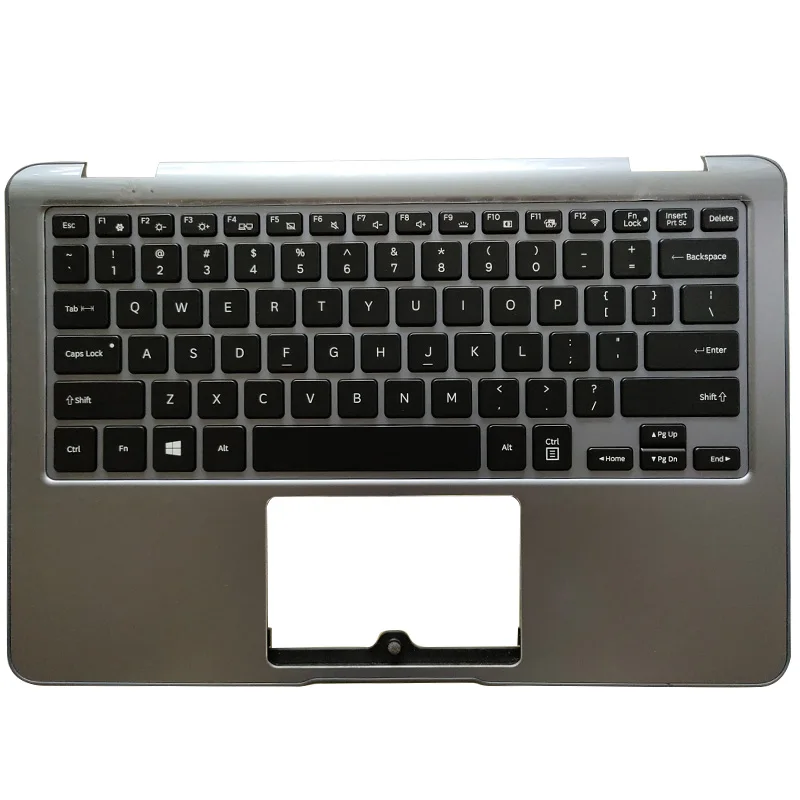 NEW Laptop Palmrest Upper Case With Backlit Keyboard Touchpad/Bottom Case For Samsung 730QAA NP730QAA