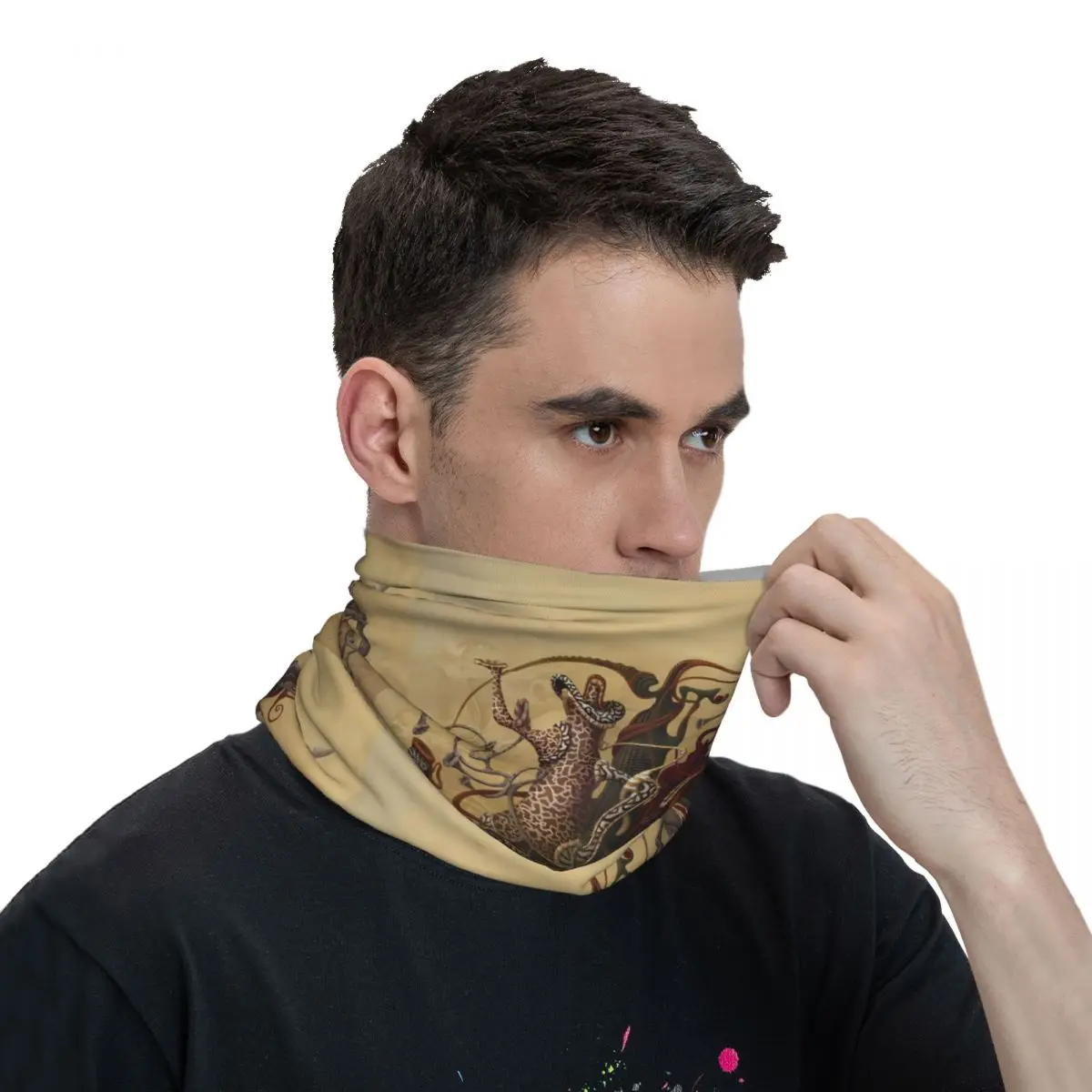 Theatrical Culture Scarf Neckerchief Neck Face Mask Polyester